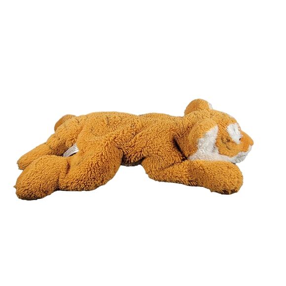FAO Schwarz 15" Plush Tiger Stuffed Animal Toy Soft Orange White - Picture 14 of 16